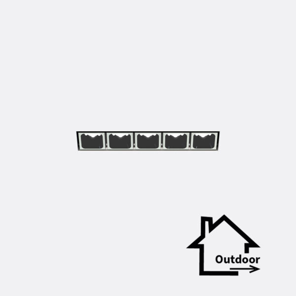 Leva 5 Outdoor trimless Recessed - kit