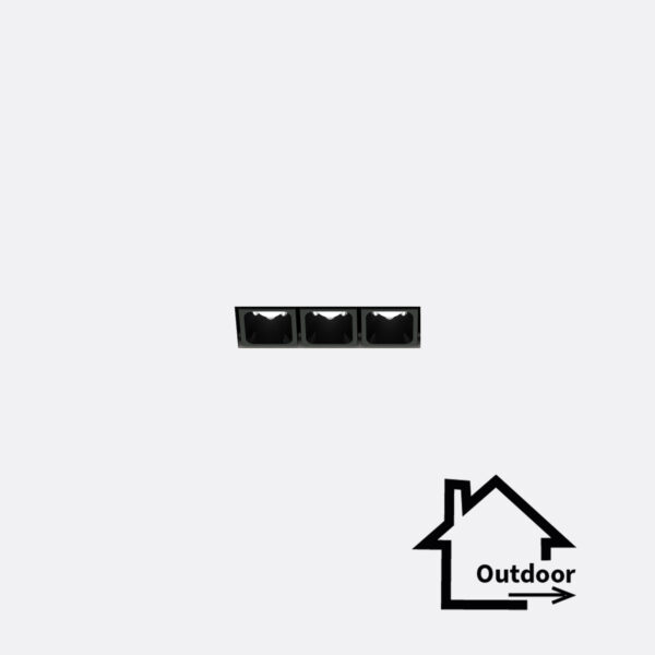 Leva 3 Outdoor Trimless Recessed - kit