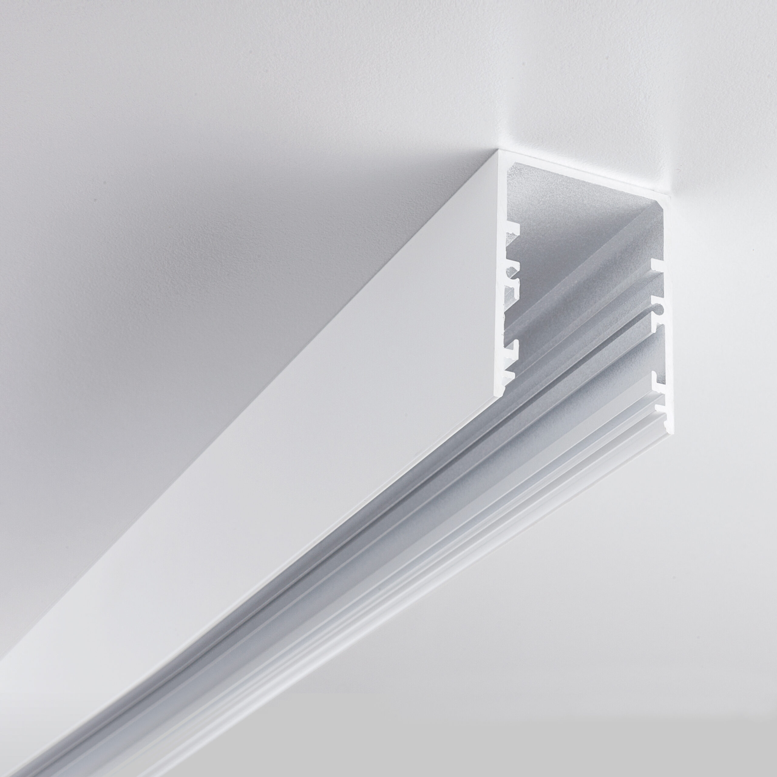 Minifile Openlight System Empty profile ceiling/semi-recessed