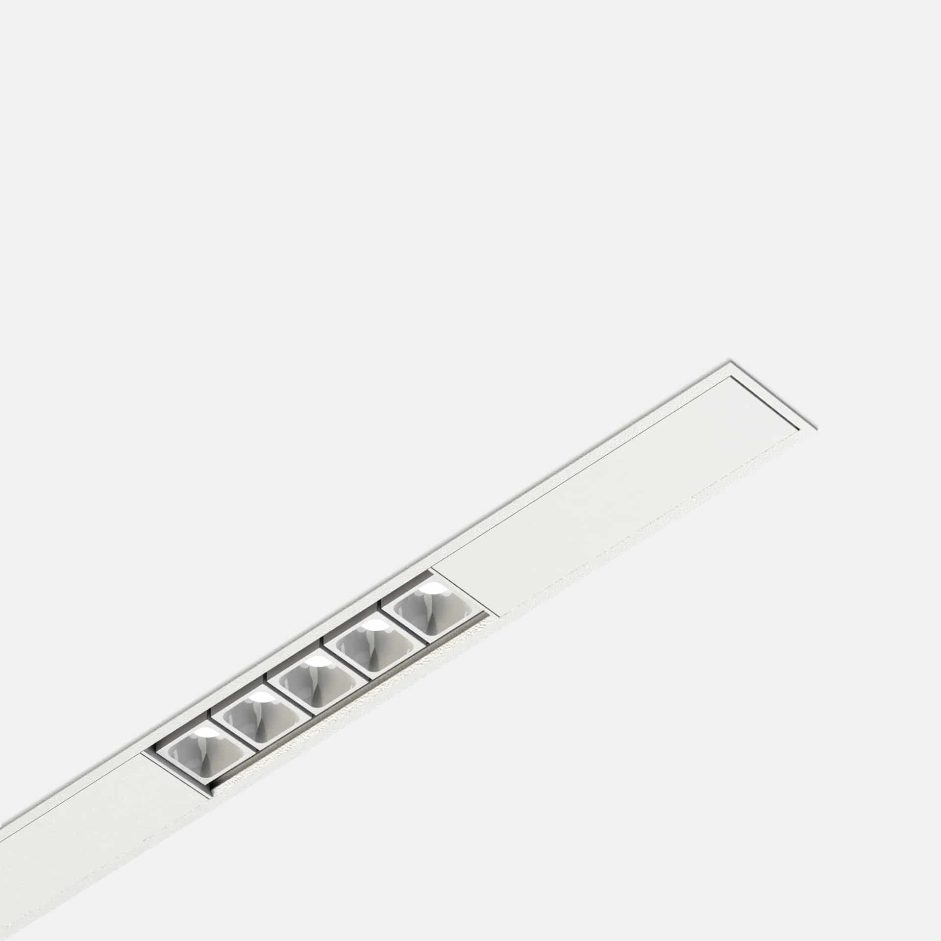 Recessed Minifile profile with Leva modules