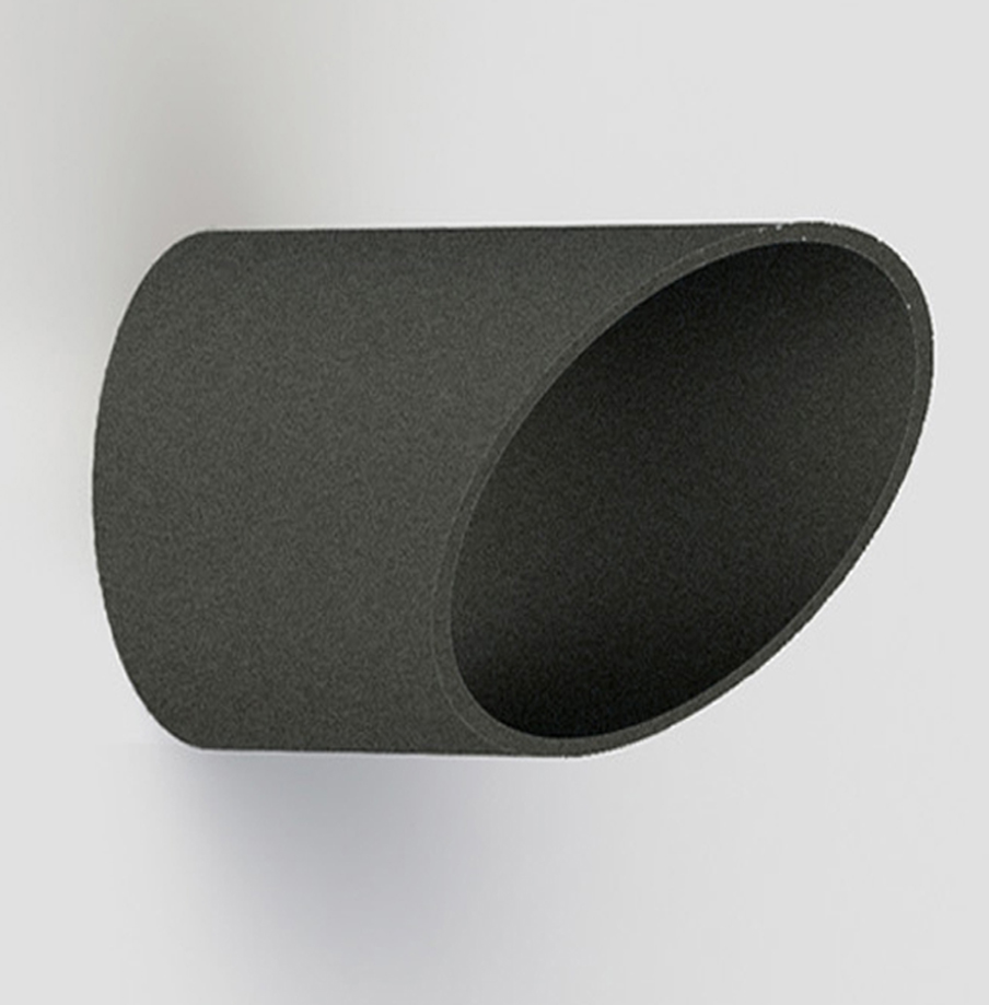 Oblique cut cover Ø120